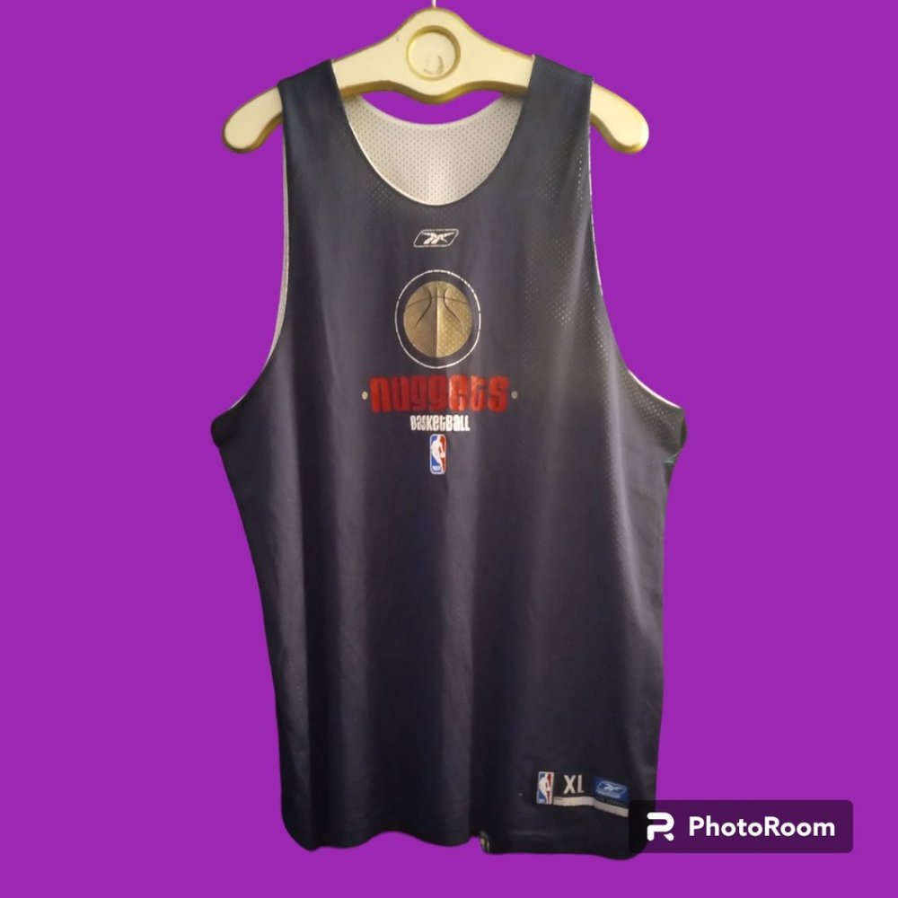 VTG Reebok Denver Nuggets Basketball jersey Size XL